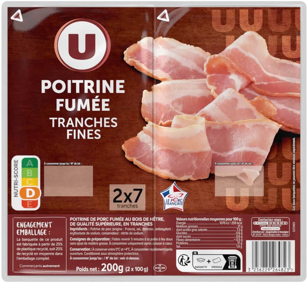 Calorie poitrine de porc grillée : informations nutritionnelles essentielles